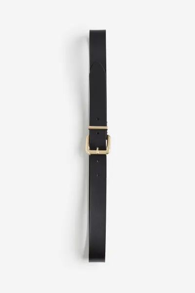 Leather Belt - Black - Ladies | H&M US | H&M (US + CA)