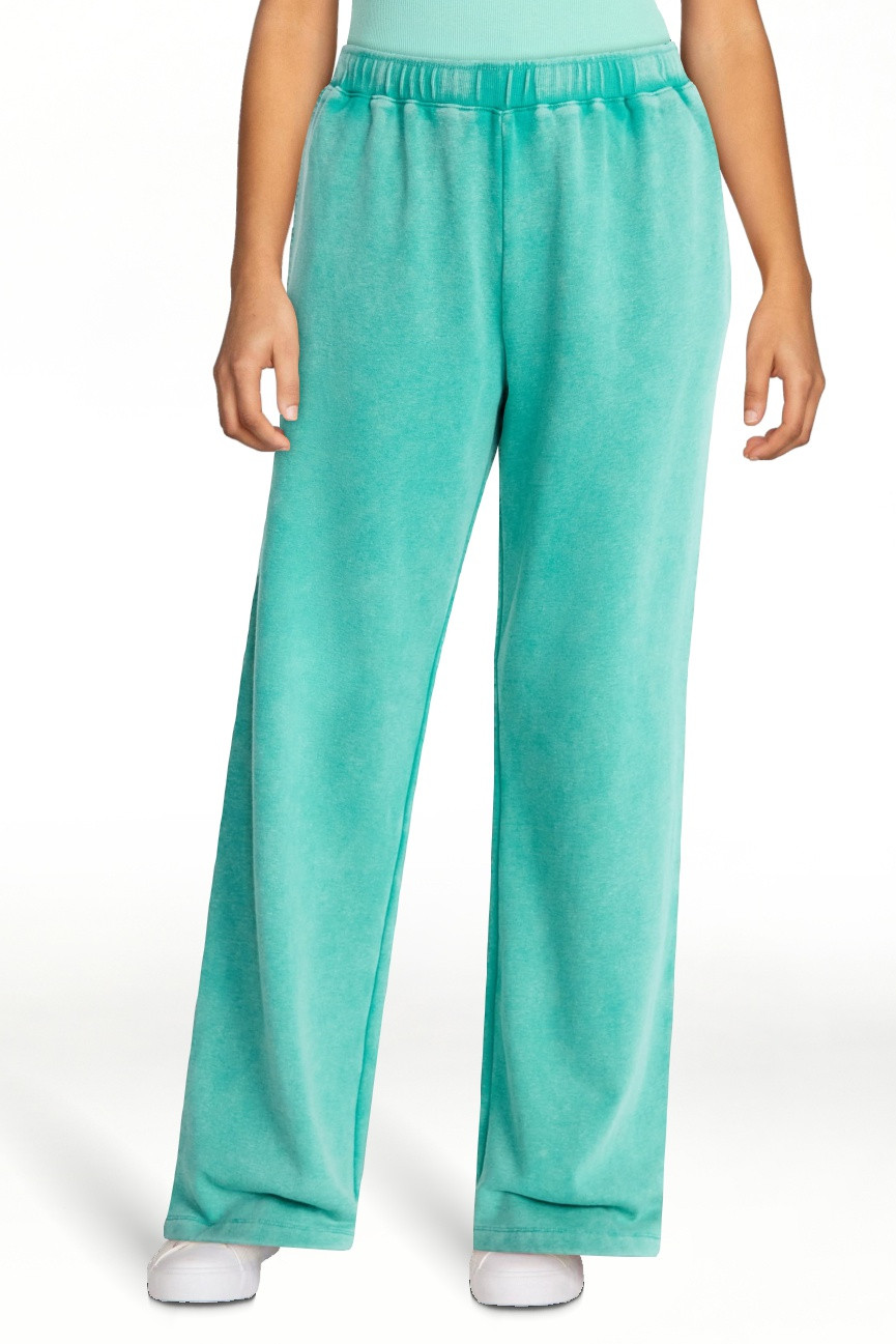 No Boundaries Washed Fleece Wide Leg Pants, 31" Inseam, Women's XXS-XXL | Walmart (US)