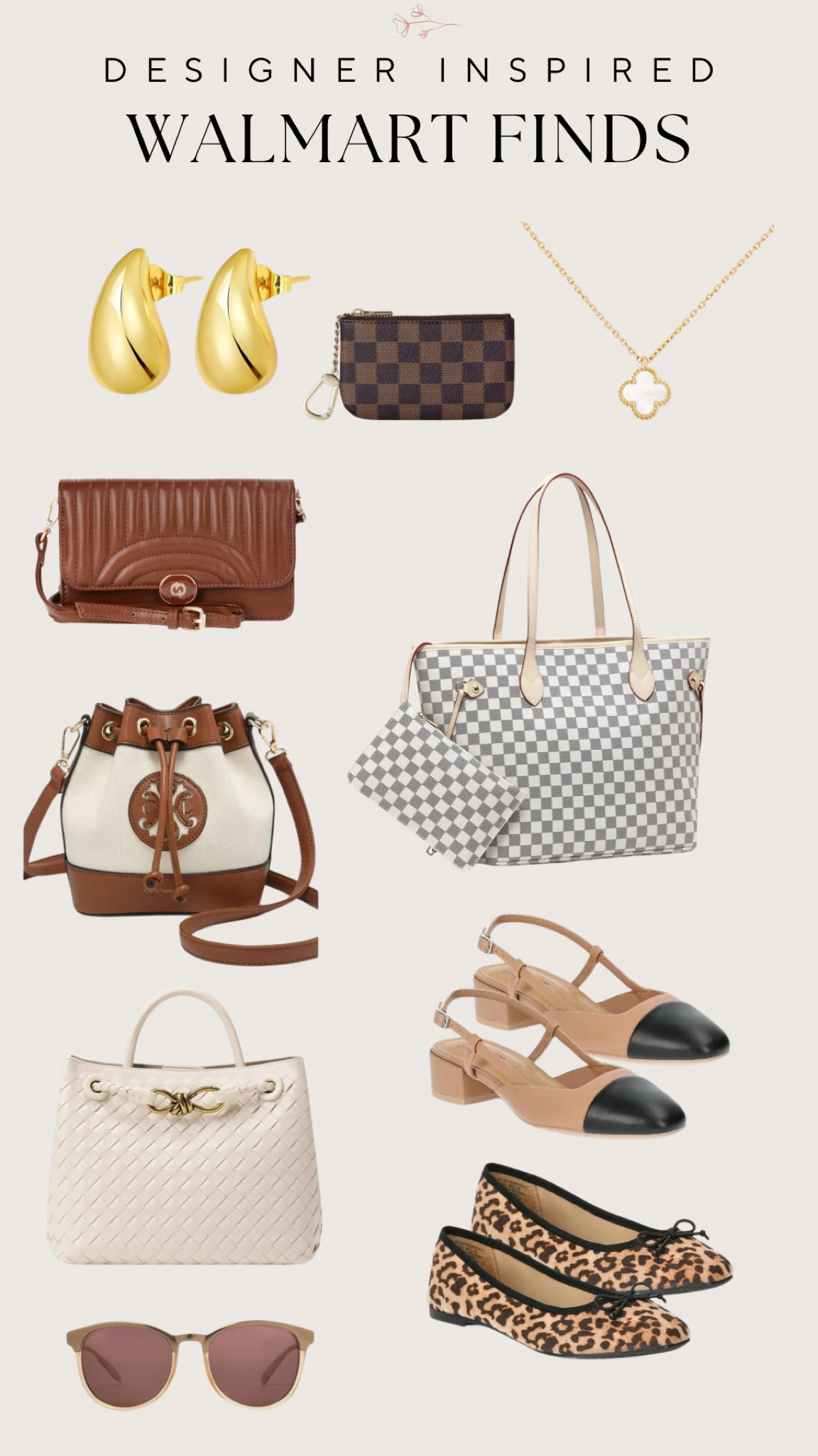 Designer inspired finds at Walmart | designer look for less bags at Walmart, designer look for less shoes, designer look for less jewelry | #walmart #walmartfashion #walmartstyle walmart fashion, walmart style, walmart outfit, walmart look, walmart fashion, found it at walmart, walmart fashion finds, walmart summer, walmart fall, walmart spring, walmart new arrivals, walmart outfit, walmart outfit inspo, walmart outfit inspiration, walmart curves, new at walmart 

#LTKItBag #LTKFindsUnder50 #LTKShoeCrush