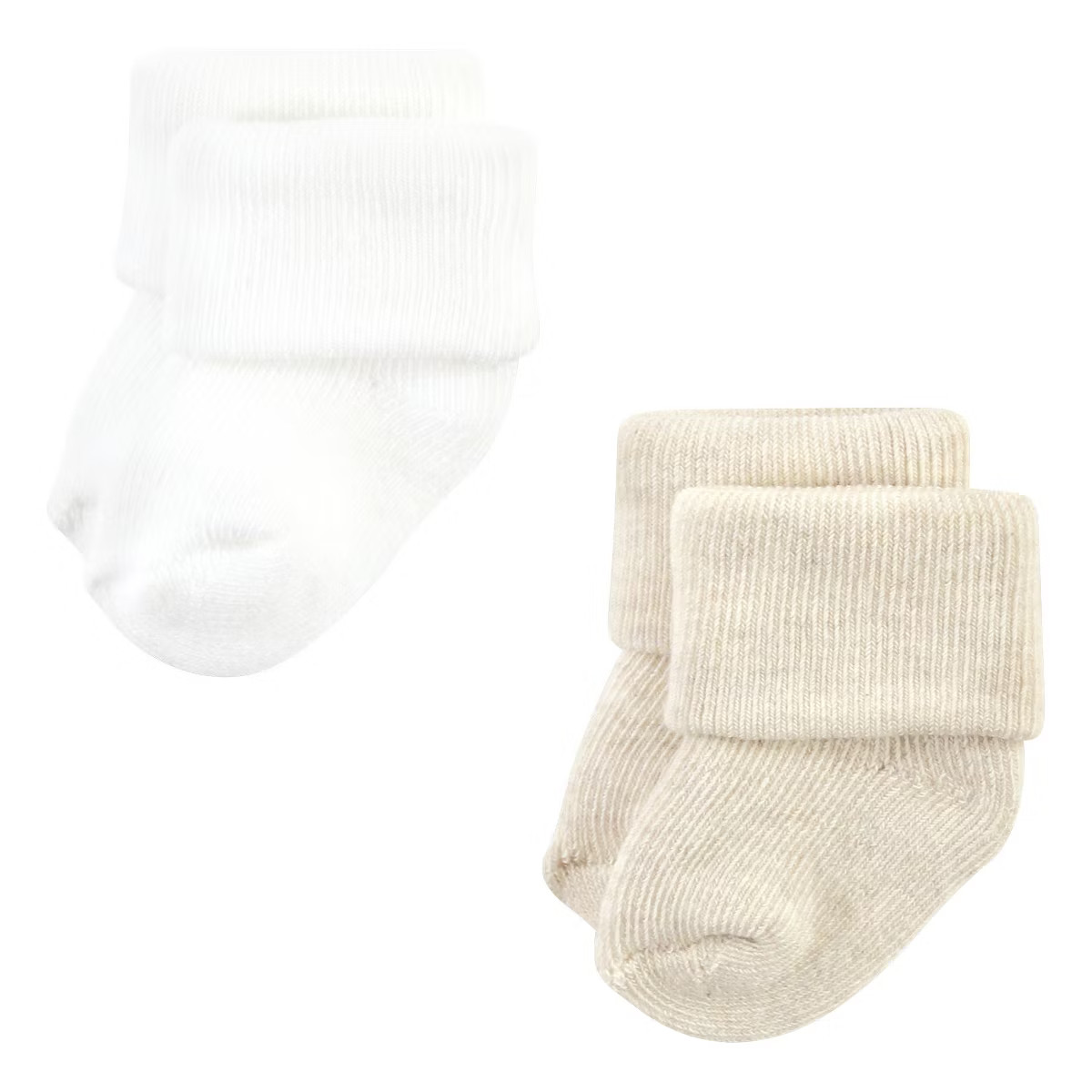 Hudson Baby Infant Girl Cotton Rich Newborn and Terry Socks, Pink Gray Stripe | Target