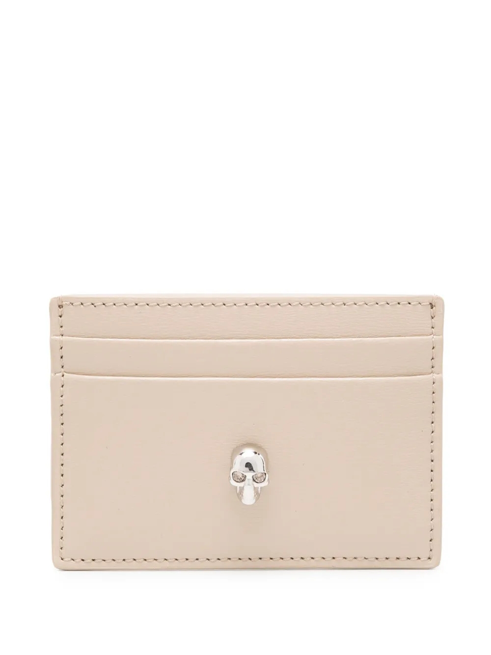 Alexander McQueen Skull Leather Card Holder - Farfetch | Farfetch Global