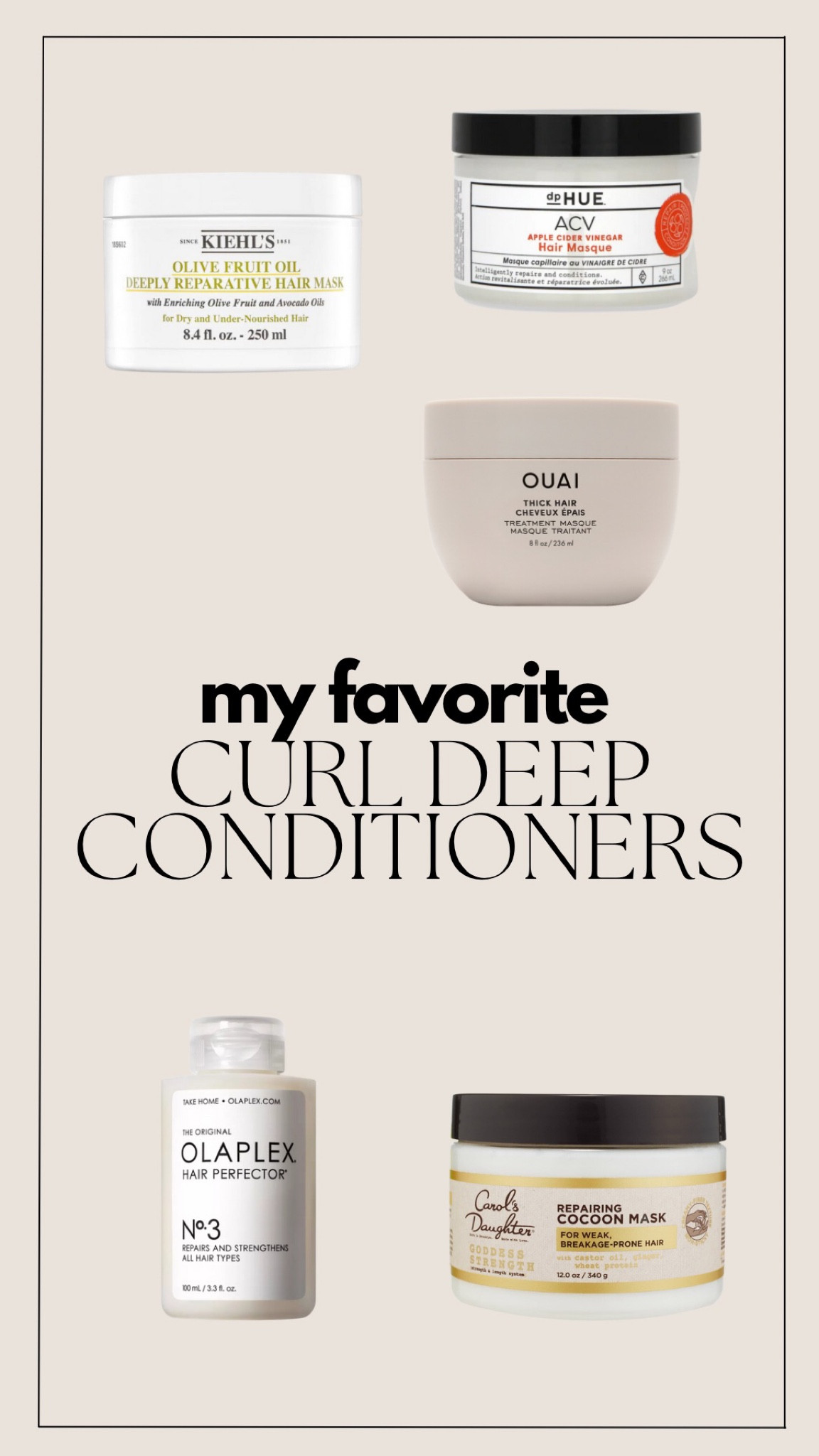 It’s so important to keep your hair healthy! (Esp. When you have delicate curls!) Alternate between leave in conditioners and hair masks that provide moisture, and those that provide protein to keep your hair in balance.

#LTKbeauty #LTKstyletip #LTKsalealert