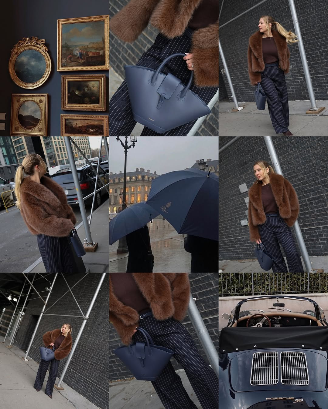 The Faux Fur & Pinstripe Mix, Luxe faux fur meets sharp navy pinstripes for the ultimate city chic. #FauxFur #StreetStyle #WinterOutfits 

 #LTKdayinmylife #LTKootd #LTKSaleAlert