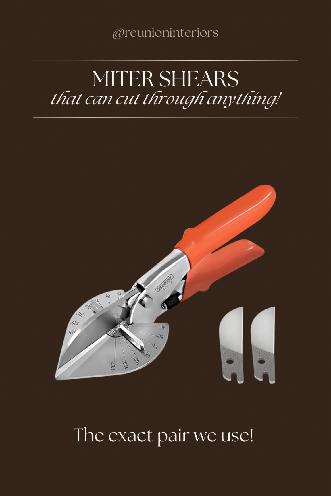 The holy grail of miter shears!! The only ones we use 🪚

#LTKhome #LTKcanada