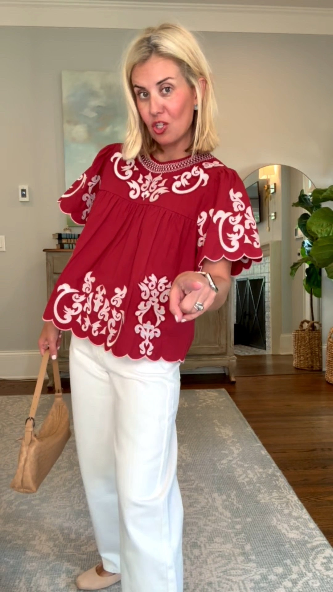 The details of this top are over the top…literally! I'm in small top, 26 jeans and 7 .5 Mary Jane’s (size 1/12 down).

*code mixandmatch15 for 15% off your 1st order

#LTKPetite #LTKOver40 #LTKmomlife #LTKstorytime