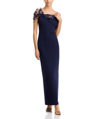 Beaded Twist Overlay Gown | Bloomingdale's (US)