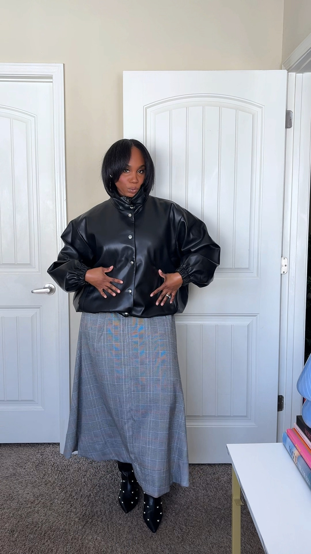 Shop this look! Styling my new favorite trend funnel jacket. Everything is from @asos. Size medium in the jacket and 8 in the dress. 

#LTKFindsUnder100 #LTKMidsize #LTKgrwm