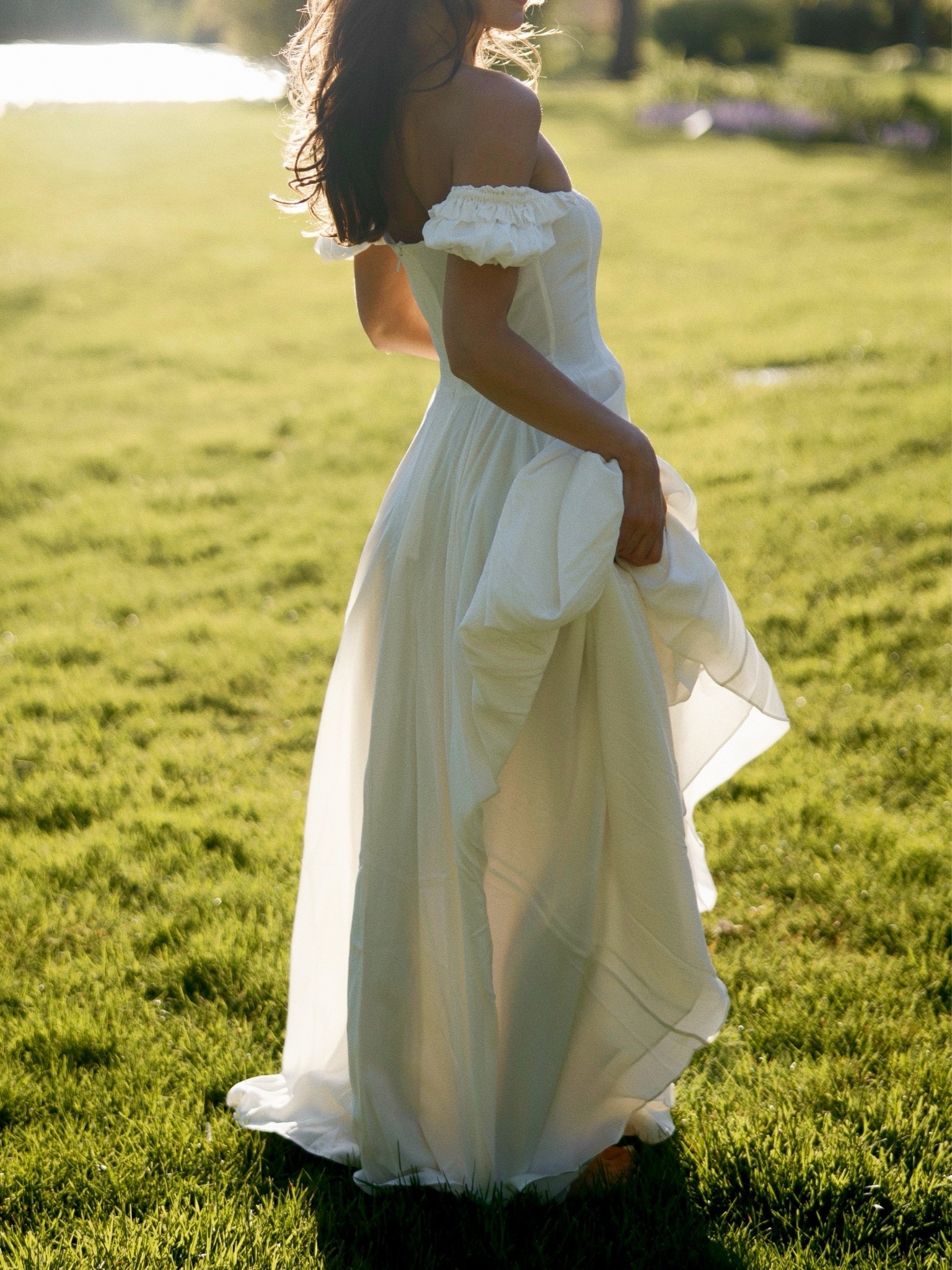 engagement shoot dress! It’s from selkie (garden party dress) Wearing size XS - linking similar ones !