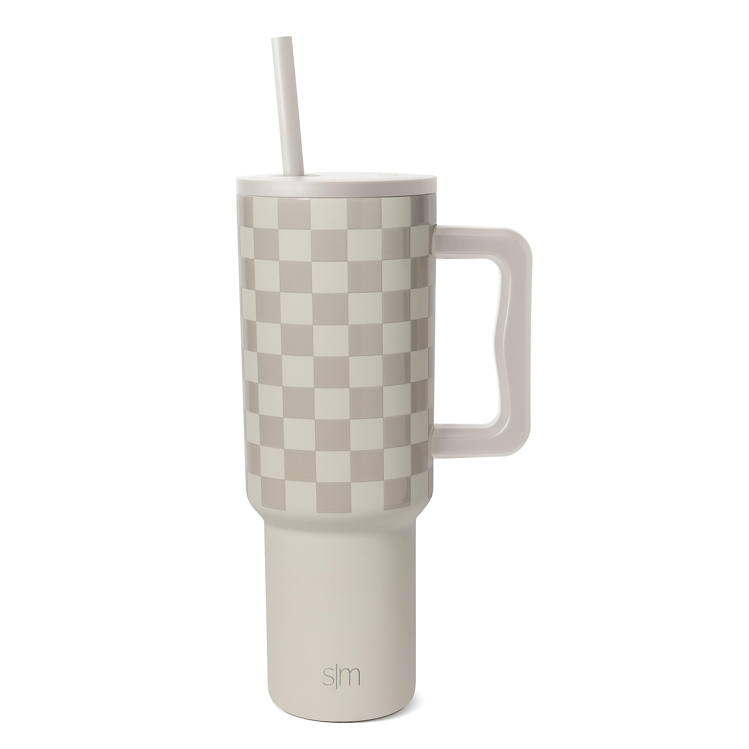 Simple Modern 40 oz Tumbler with Handle and Straw Lid | Insulated Cup Reusable Stainless Steel Wa... | Amazon (US)