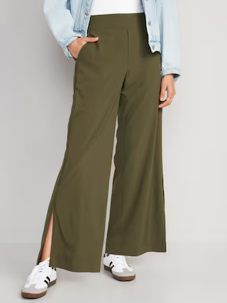 High-Waisted StretchTech Wide-Leg Pants | Old Navy (US)