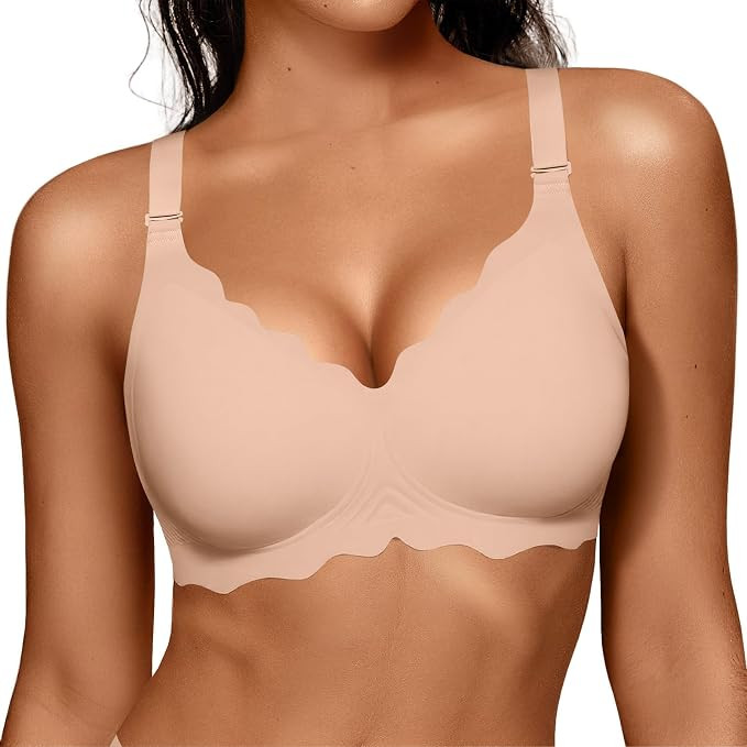 OEAK Women Value Series Jelly Bras Wireless Pushup Convertible Bra | Everyday Essentials,Comforta... | Amazon (US)