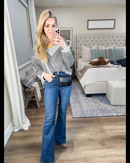 Loving this sweater from Amazon that reminds me of American eagle! I sized up to medium for a more oversized fit

Best high rise flare jeans I got size 26long and I’m 5’6


Amazon fashion 

#LTKstyletip #LTKFind #LTKunder50