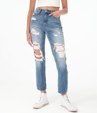 High-Rise Mom Jean | Aeropostale