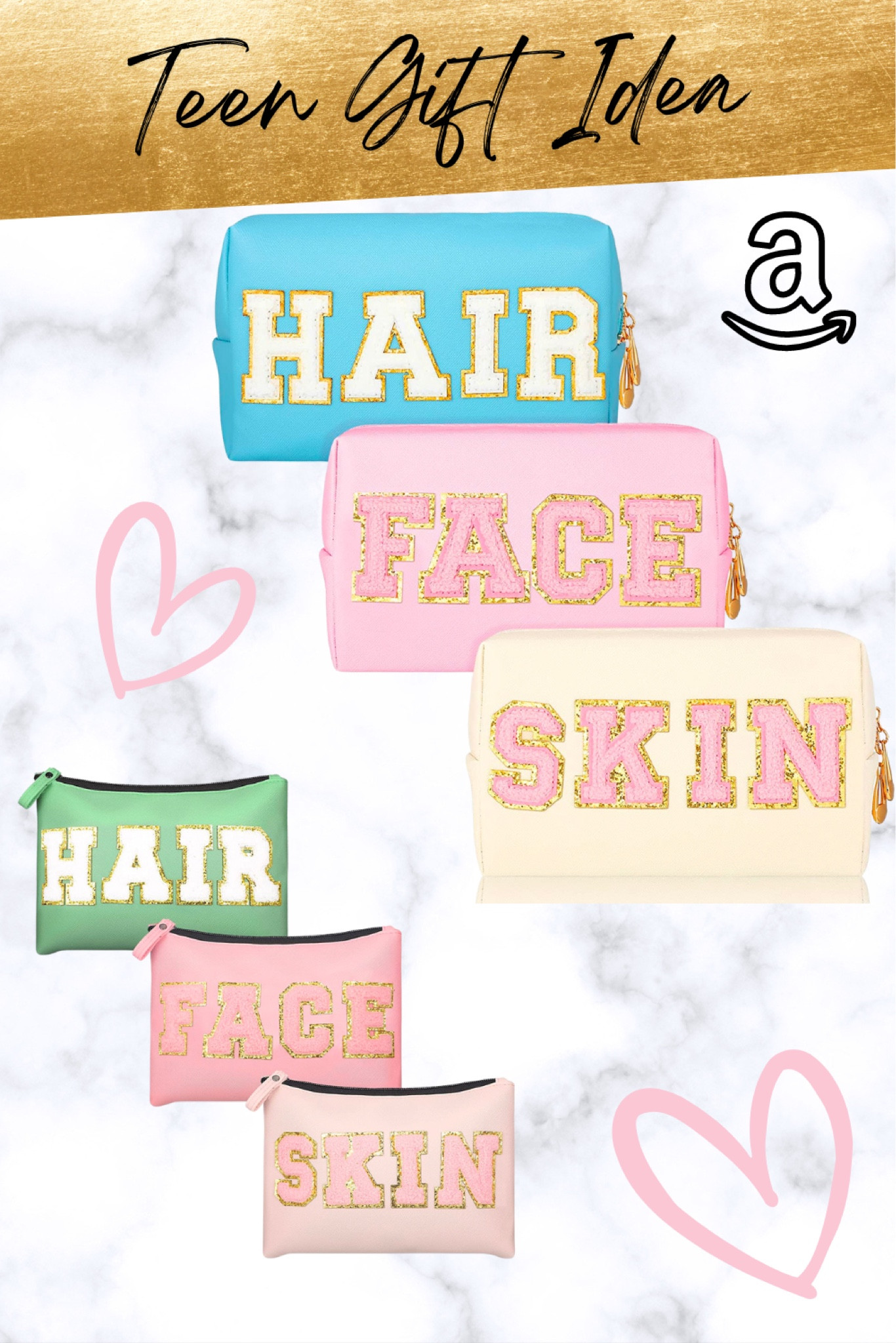 Teen gift idea, travel bags, make up bag, Amazon fine, patches 

#LTKtravel #LTKunder50 #LTKGiftGuide