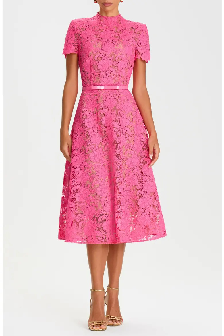 Belted Lace Cocktail Dress (Women) | Nordstrom | Nordstrom