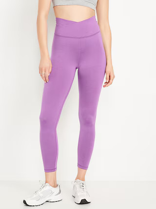 Extra High-Waisted CloudComfy 7/8 Leggings | Old Navy (US)