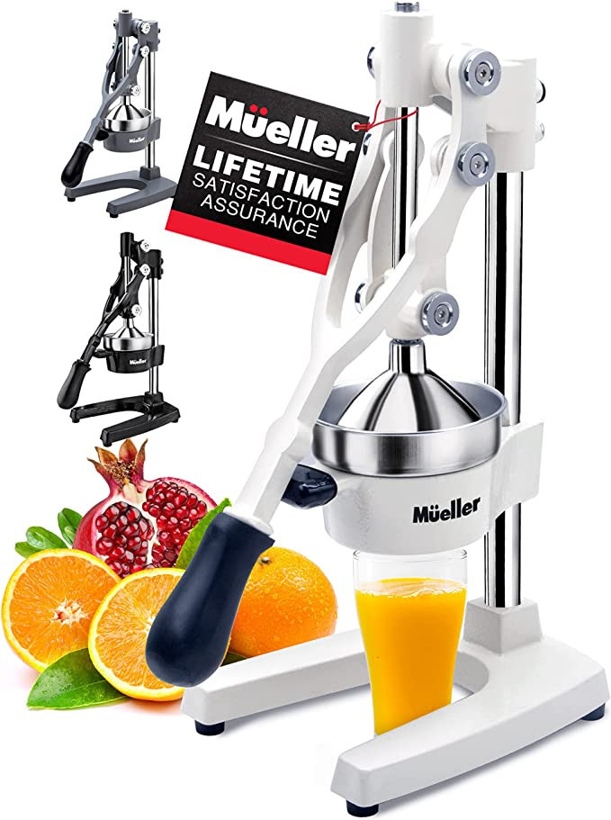 Mueller Professional Citrus Juicer - Manual Citrus Press and Orange Squeezer - Metal Lemon Squeez... | Amazon (US)