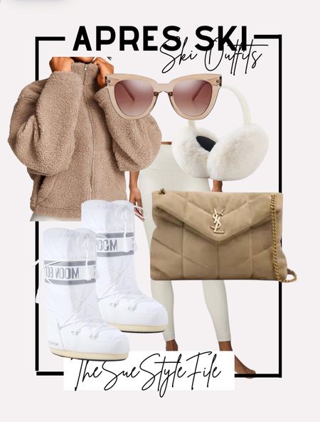Apres ski. Sherpa jacket. Mob wife style. Lululemon sale. Moon boot. Winter fashion. Winter outfit. Fitness. Resort wear. Leggings. Winter outfits 


#LTKsalealert #LTKmidsize