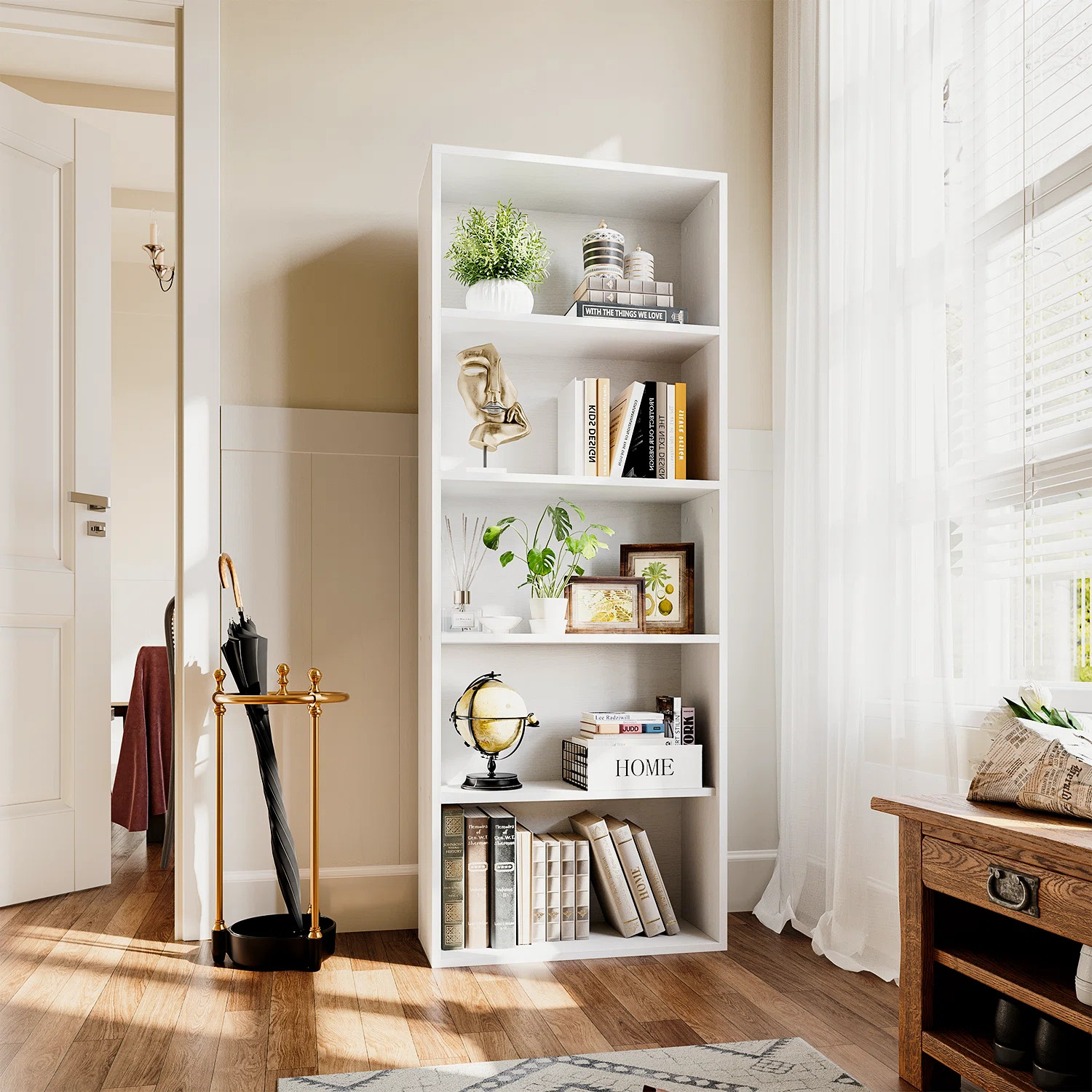 Ebern Designs Livingon 21.8"W Standard Bookcase & Reviews | Wayfair | Wayfair North America