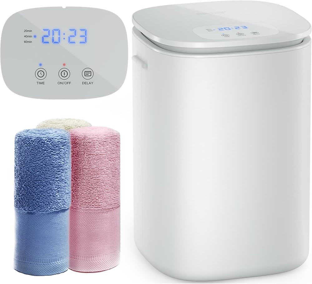 DOACE Upgraded Towel Warmer Bucket, 26L Large Towel Warmers with Auto Keep Warm, Heat Time 20/40/... | Amazon (US)