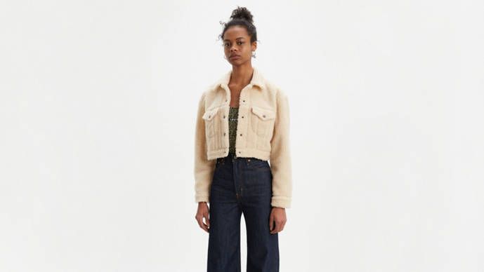 Cropped Sherpa Trucker Jacket | LEVI'S (US)