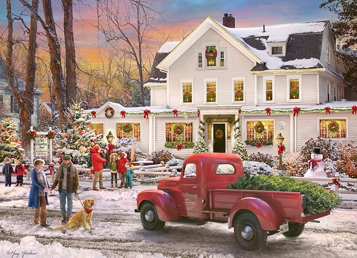 Jigsaw Puzzle Advent Calendar 1000 Pieces - The Inn at Christmas by Vermont Christmas Company - 1... | Amazon (US)