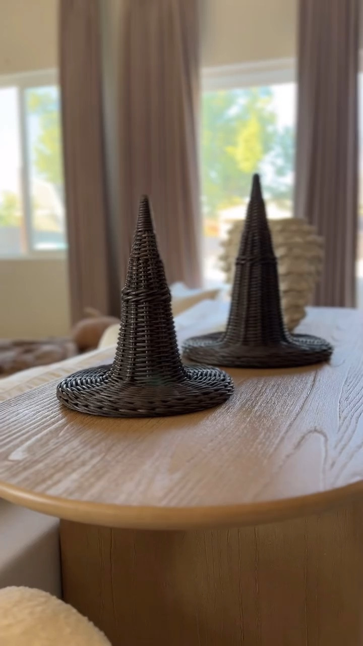 The wicker Witch Hats from @mcgeeandco are stunning and of excellent quality! They’re ideal for introducing a Halloween vibe in a minimalist environment! I usually don’t go overboard with Halloween decorations, but I couldn’t resist these when they were half off, and I’m pleased to say they exceeded my expectations!

I’ll be posting more styling ideas, so make sure to follow @aly.elledesign for additional home inspiration and budget-friendly decor finds like these!

Comment SHOP and I’ll send you link to shop!

OR click the link in my bio @aly.elledesign and go to SHOP my LTK.

#livingromstyling #homeinspo
#interiordesign #decor #ａｅｓｔｈｅｔｉｃ #neutralhomedecor #liketoknowit #reels #reelsinstagram #trending #amazon #satisfyingvideos #reelitfeelit #homedecor #neutralhomedecor #housebeautiful #myhome2inspire #livingroomdecor #livingroomgoals #organicmodern #organicmoderndecor #neutraldecor #neutralhome #neutralstyle #earthydecor #homeinspo #homeinterior

Entryway, neutral home, living room, home decor, interior design, neutral styled home, modern home decor, home inspiration, white sectional, rattan, cozy home, curated space, aesthetic