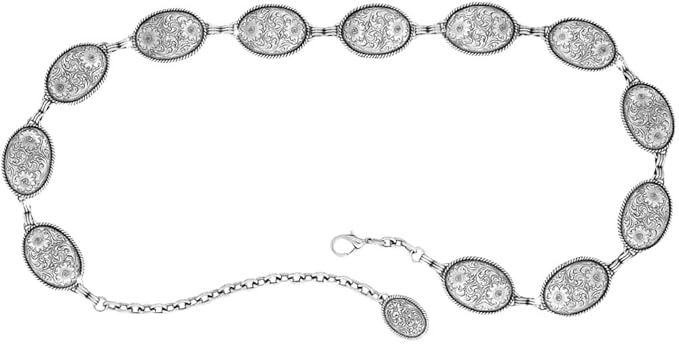 Tony Lama Women's Oval Concho Belt XL | Amazon (US)