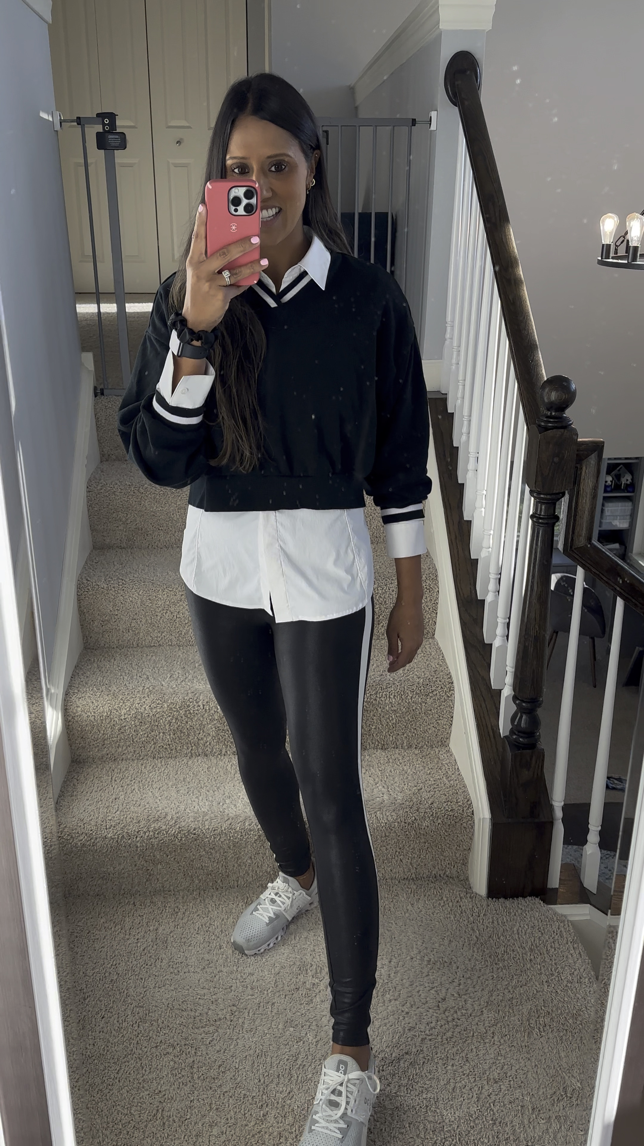 Black and white day- hurry and head to Spanx as they are having their biggest sale of the year!! Also On shoes are the best ever🖤🤍🖤

#LTKworkwear #LTKsalealert #LTKVideo