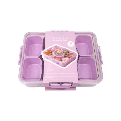 Cook With Color Sparkle Snack Box Food Storage Container Purple | Target