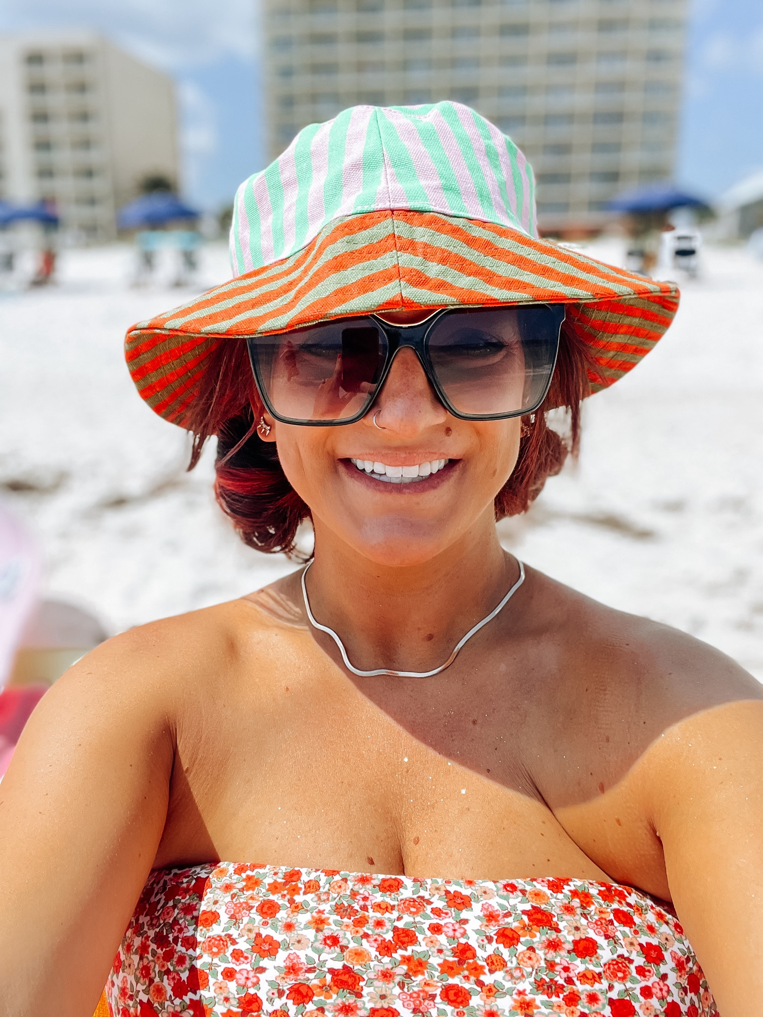 My exact bucket hat isn’t available to link, but I added some other fun colorful options for summer!

#LTKSwim #LTKSeasonal #LTKStyleTip