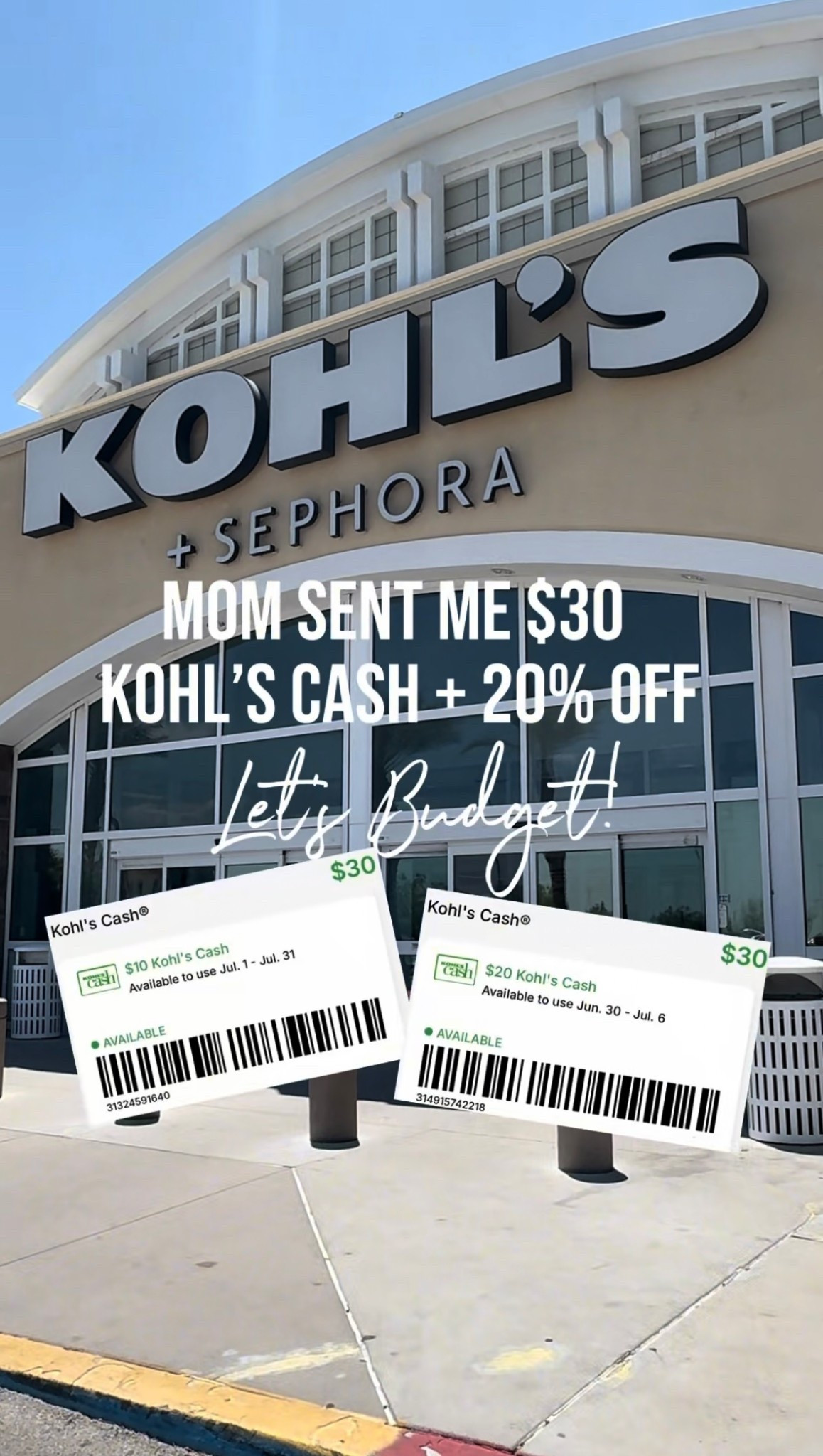 Let’s see how we can spend the LEAST and get the closest to $0 with $30 Kohl’s cash (+20%) off 🤑 @kohls 🤎 Here is my process to look through and pick everything out! ⬇️

HOW TO EXTREME COUPON: RETAIL EDITION 💵 
1. Have coupons ready and planned before going into the store (read rules thoroughly): “A purpose for a purchase”
2. Have a “needs”/ wants list of items you strictly only get at that store or upcoming purchases you planned on getting elsewhere that you might be able to find at this store with a coupon
3. Shop clearance/ sales, if you can
4. $10-$15 or less per 1 item rule, this can vary depending on the prices of higher ticket items or the situation of how much you need to spend or how much you really want/ need an item
5. Keep in mind everything you have looked at/ would purchase and then narrow down what is more of a priority
6. Do a breakdown of the cost with coupons BEFORE going to the register and make your decision based off that
7. For me, I’m choosing to spend the LEAST amount of money while using the coupons. The closer to $0, the better

& that’s how you ball on a budget baby 🏀💰

#ballinonabudget #ballonabudget #boujeeonabudget #kohlscash #kohlsclearance #clearancedeals  #clearanceshopper  #kohlsfinds #kohlsbeauty #kohlsdeals #kohlsstyle #kohlsdeal #kohlscoupons #clearancefinds #clearancehunter #couponingdealsthisweek  #appdeals #clearancehaul #budgethaul #couponcodes #couponcodesup #savemoneytips #qualitybutcheaper #clearancefind #clearancefinder #coupondeal #coupondeals #budgetingbasics #budgetingforbeginners #budgetinghacks 

#LTKTravel #LTKActive #LTKItBag