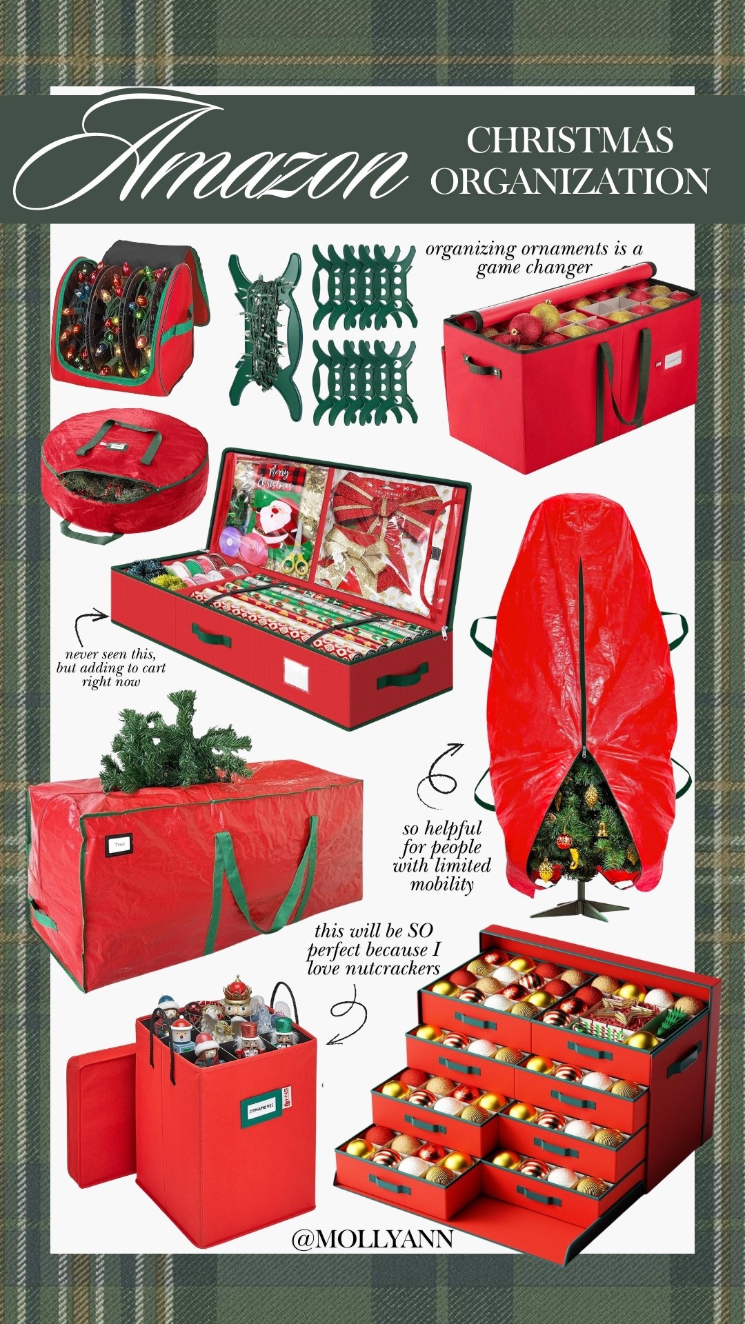 Christmas Organization Hacks

#LTKSeasonal #LTKHoliday #LTKHome