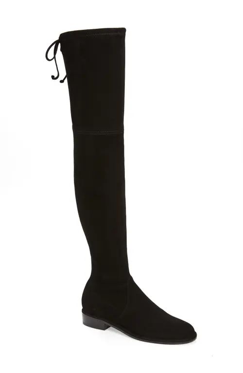 Stuart Weitzman 'Lowland' Over the Knee Boot in Black at Nordstrom, Size 9 | Nordstrom