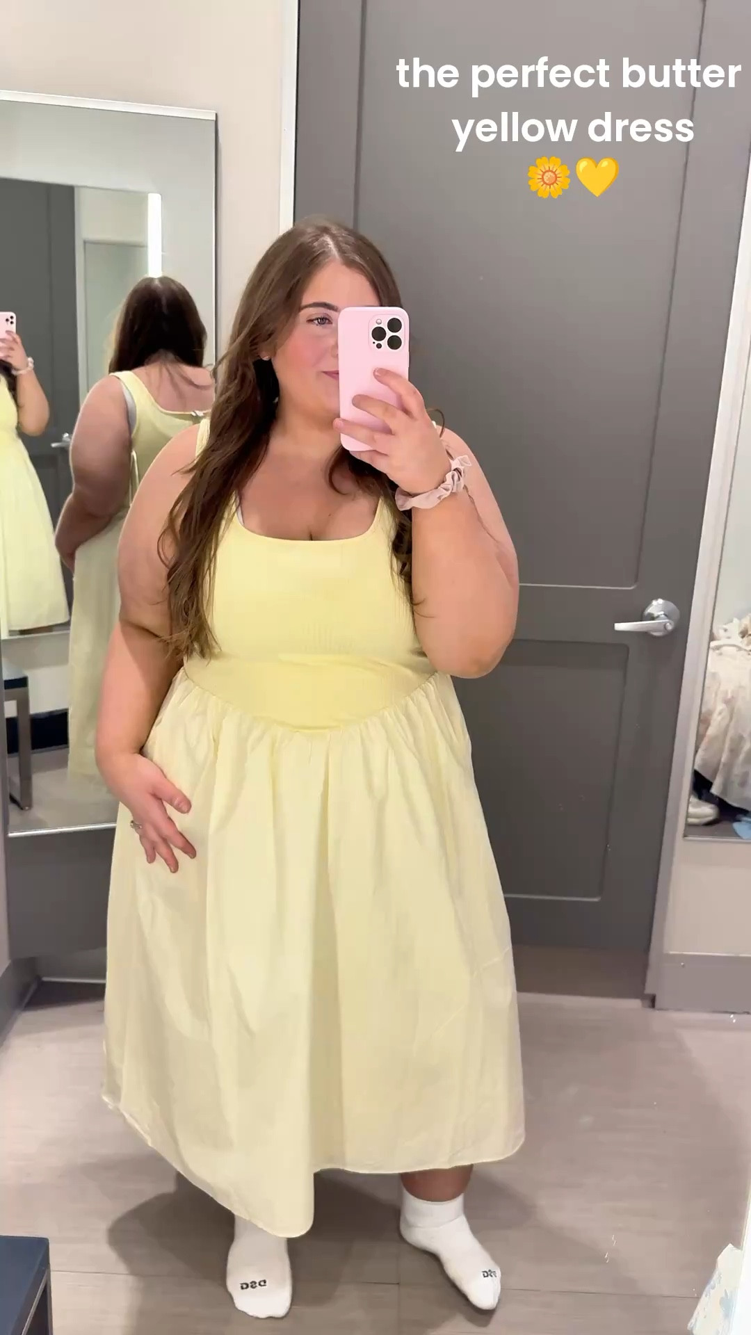 this target dress is EVERYTHING! I’m in love! 💛 wearing size xxl 

#LTKPlusSize #LTKSpringSale #LTKMidsize