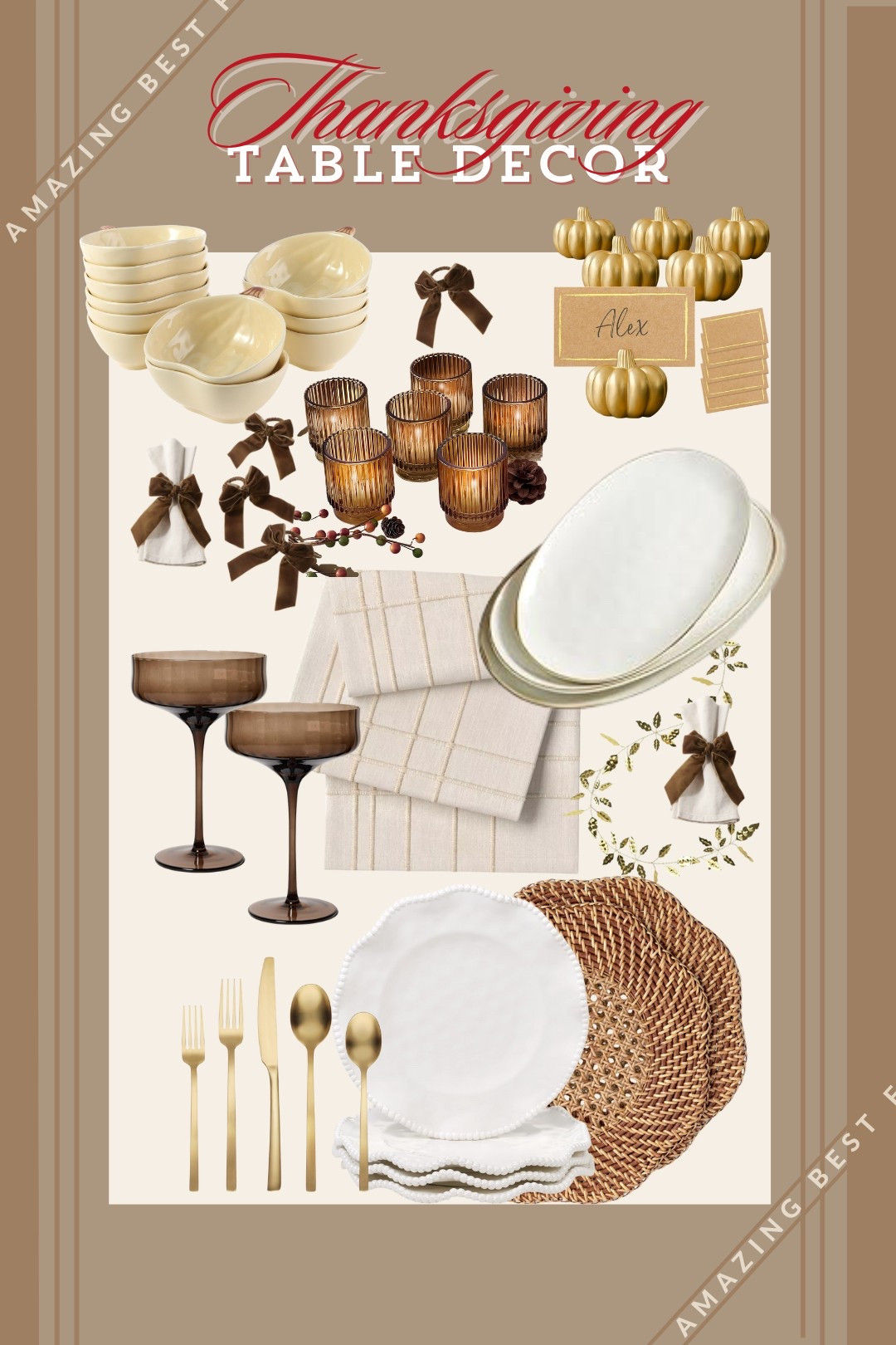 Thanksgiving Table Decor Favs

#LTKHome #LTKSeasonal #LTKHoliday