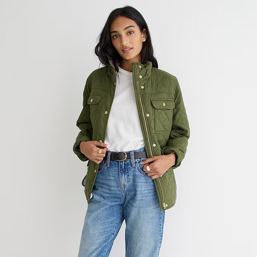 New quilted downtown field jacket | J.Crew US