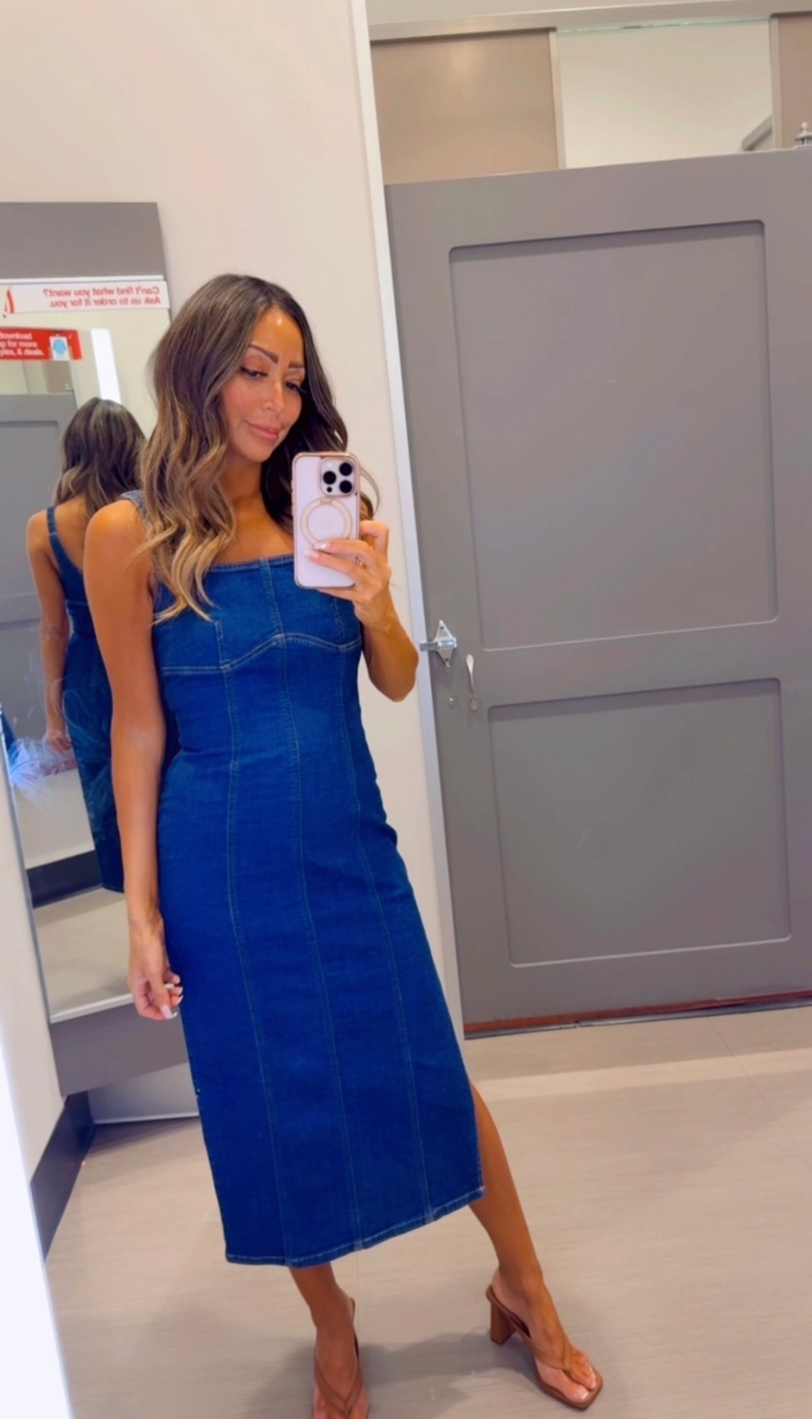 #springoutfit #denim #denimdress 

#LTKStyleTip #LTKBeauty #LTKSeasonal