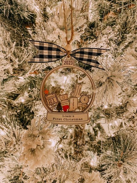 Christmas ornament , ornament , baby’s first Christmas , first Christmas , first Christmas ornament , baby Christmas 

#LTKHoliday #LTKSeasonal