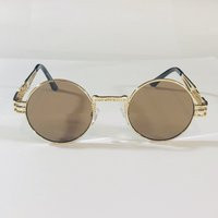 Spring Accented Circle Sunglasses | Etsy (US)