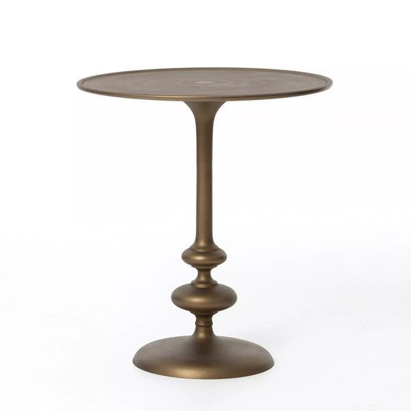 Marlow Matchstick Pedestal Table Matte B | Scout & Nimble