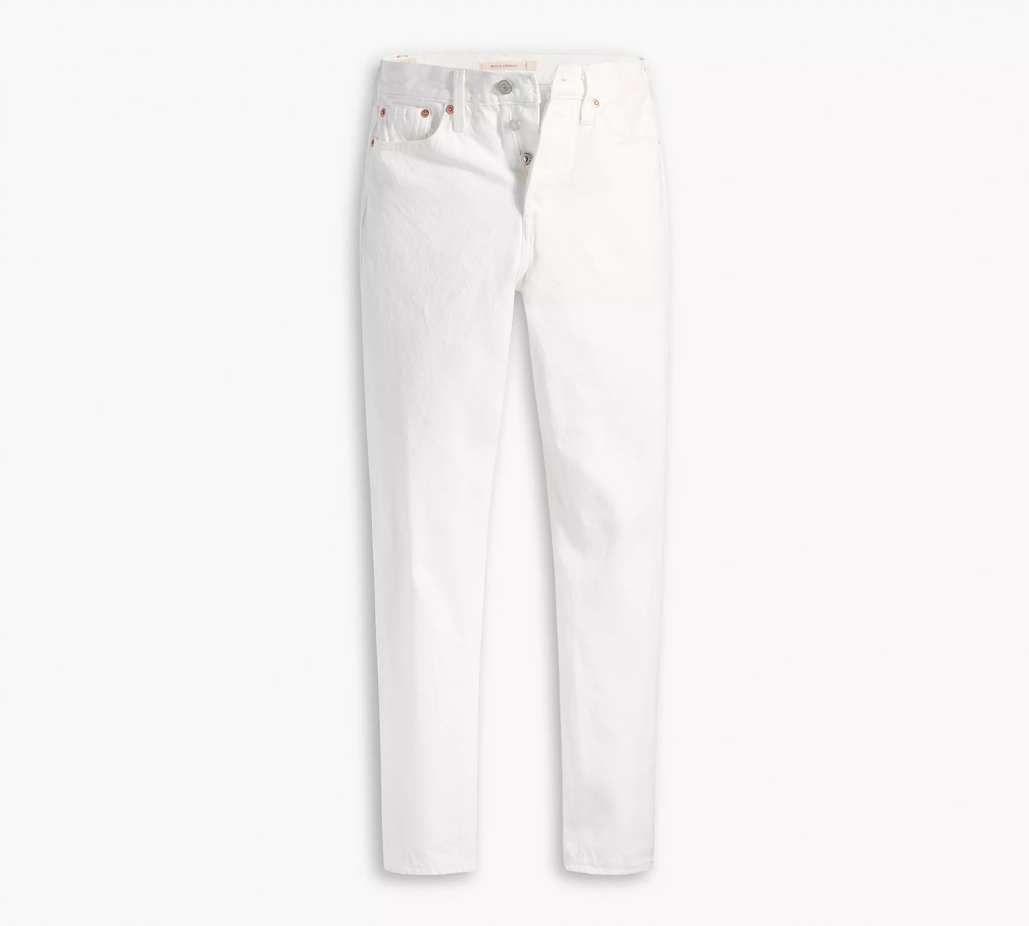 Wedgie Straight Fit Women's Jeans - White | Levi's® US | LEVI'S (US)
