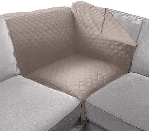 Sofa Shield Patented Sectional Couch Cover, Reversible Corner L Shaped Slipcover, Soft Quilted Mi... | Amazon (US)