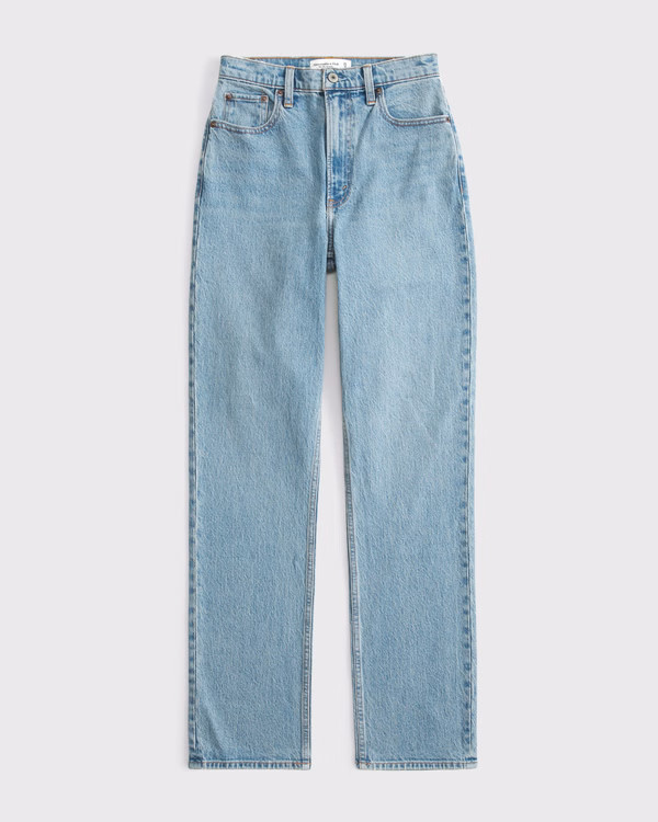 Ultra High Rise 90s Straight Jean | Abercrombie & Fitch (US)