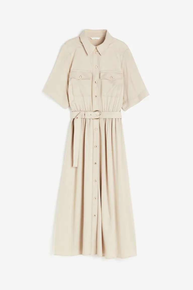 Shirt Dress with Belt | H&M (US + CA)