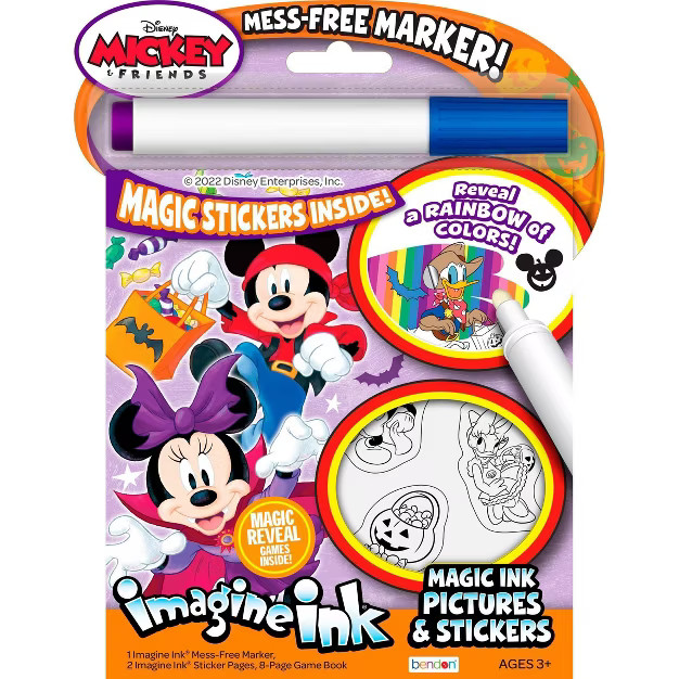 Mickey & Friends Halloween Imagine Ink Sticker Book | Target