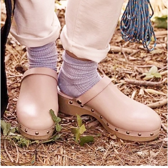J.Crew Convertible Leather Pink Clogs | Poshmark