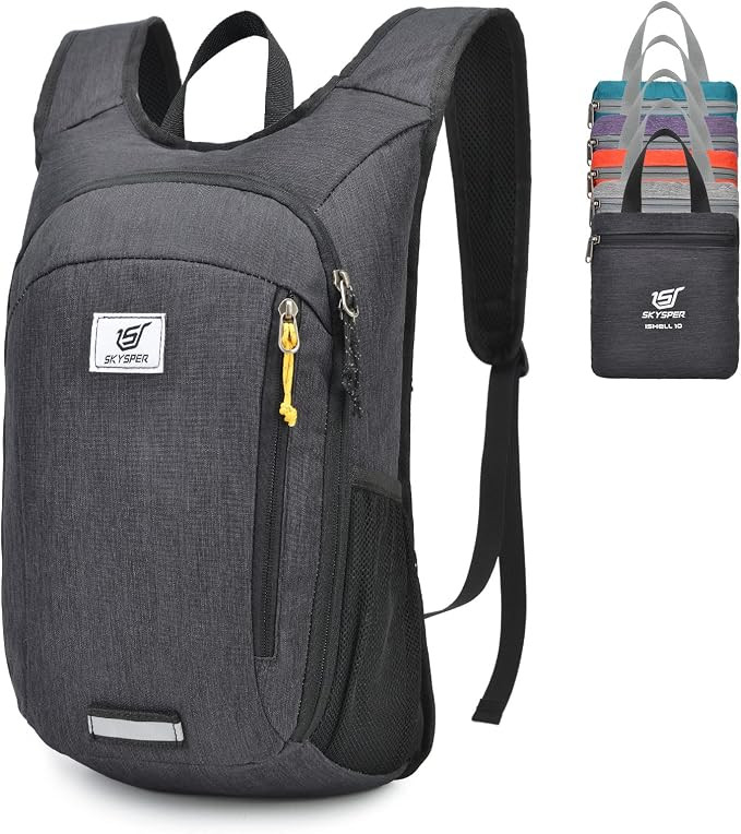 SKYSPER Small Daypack 10L Hiking Backpack Packable Lightweight Travel Day Pack for Women Men | Amazon (US)