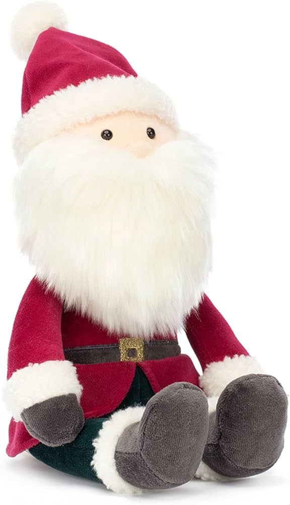 Jellycat Jolly Santa Stuffed Christmas Plush, Small | Amazon (US)