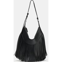Zara - Fringed Shoulder Bag - Black - One Size Only - Woman | Zara US